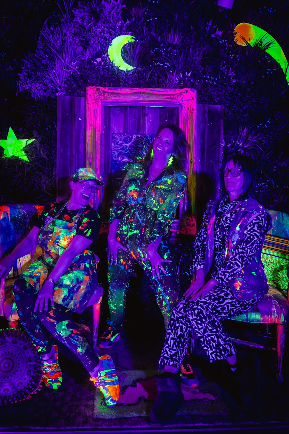 Your hosts in the photobooth